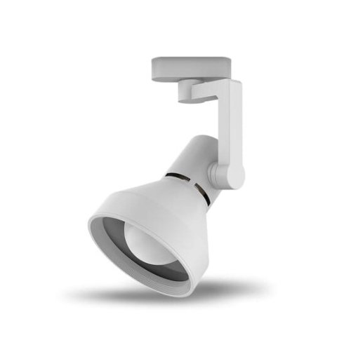 Светильник трековый конус E27 220V IP20 112*230мм белый однофазный