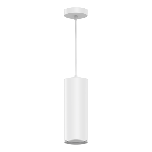 Светильник Overhead подвесной цилиндр 12W 920lm 4100K 170-240V IP20 79*200мм белый LED