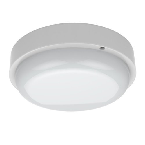 Светильник светодиодный ECO IP65 D140*51 8W 680lm 4000K ЖКХ круглый с оптико-акустическ. сенс.