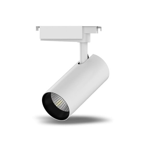 Светильник трековый цилиндр 32W 2750lm 4000K 180-240V IP20 75*220мм белый угол 24º LED