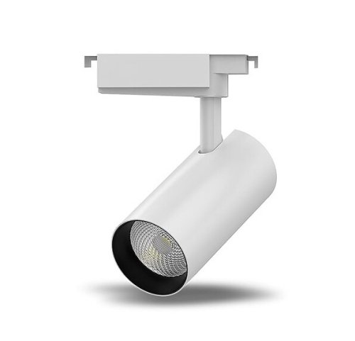 Светильник трековый цилиндр 32W 2940lm 4000K 180-220V IP20 75*216мм белый линза 36º LED