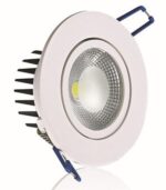 Точечные светодиодные светильники споты DCO-D88-5 3000К встраиваемые круглые для подвесных потолков