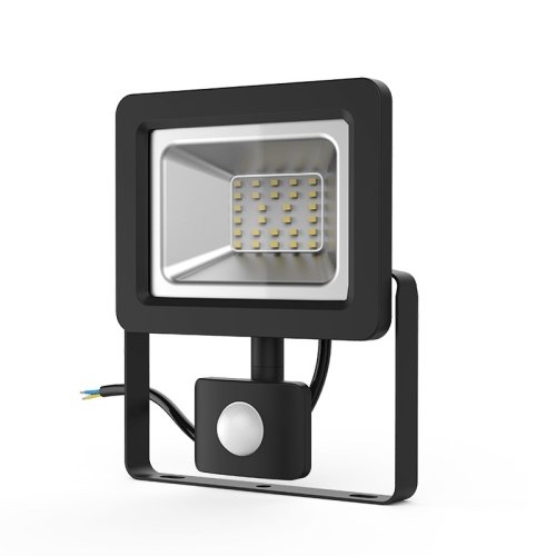 Прожектор Elementary-S 30W 2100lm 6500К 175-265V IP65 черный с датчиком движения LED