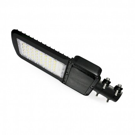 Светильник уличный Qplus 30W 3600lm 5000K 120-260V IP65 370*145*45мм черный КСС "Ш" LED