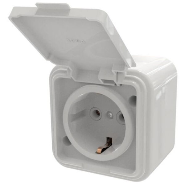 Розетка RA 16-211-Б с заземляющим контактом