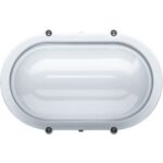 Светильник ЖКХ SOLID овал 12W 1150lm 4000K 160-260V IP65 175*110*76мм белый антивандальный IK10
