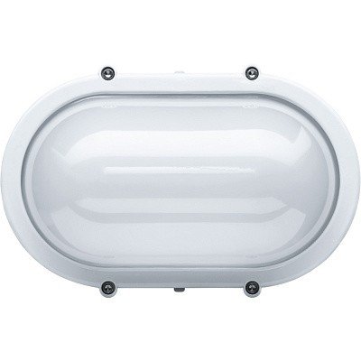Светильник ЖКХ SOLID овал 12W 1150lm 4000K 160-260V IP65 175*110*76мм белый антивандальный IK10
