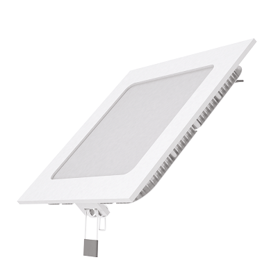 Светильник Slim квадрат 9W 610lm 3000K 180-265V IP20 монтаж Ø130*130 145*145*22 LED