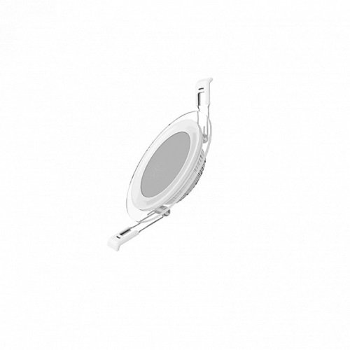 Светильник Glass круг 6W 450lm 3000K 220-240V IP20 монт Ø70 100*35 с дек стеклом LED