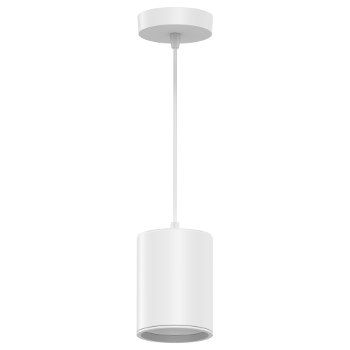 Светильник Overhead подвес цил 12W 750lm 3000K 170-240V IP20 79*100мм белый LED