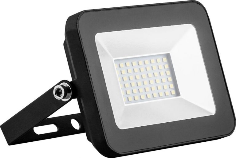 Прожектор SFL90-20 2835SMD 20W 6400K AC220V/50Hz IP65, черный в компактном корпусе 135*95*40 мм