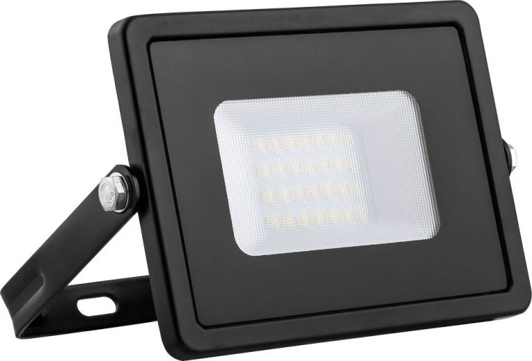 Прожектор SFL90-50 2835 SMD 50W 4000K AC220V/50Hz IP65, черный в компактном корпусе, 221*152*40 мм