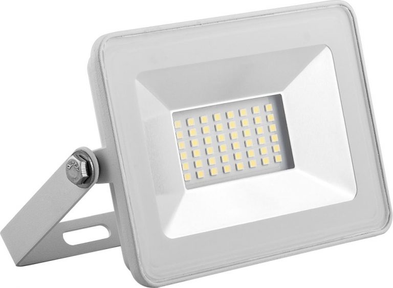 Прожектор SFL90-20 2835SMD 20W 6400K AC220V/50Hz IP65, белый в компактном корпусе 130*75*35 мм