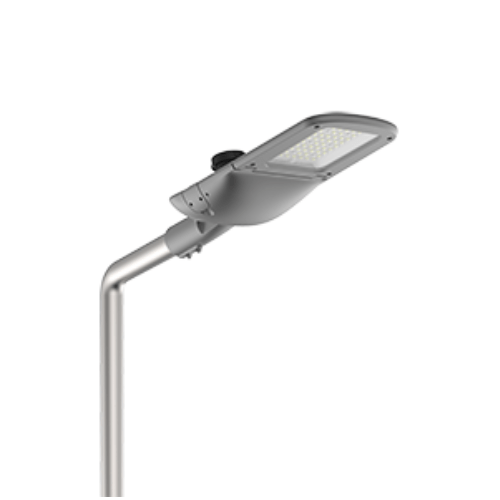 Светодиодный светильник  уличный Tornado Road крепление на консоль 80 Вт 2700 K 1..10V NEMA RAL7045 серый муар