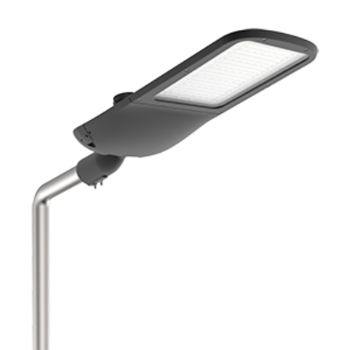 Светодиодный светильник уличный Tornado Road крепление на консоль 240 Вт 2700 K 1..10V NEMA RAL9005 черный муар