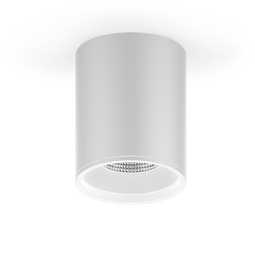 Светильник Overhead накл цил 12W 920lm 4100K 170-240V IP20 79*100мм белый LED