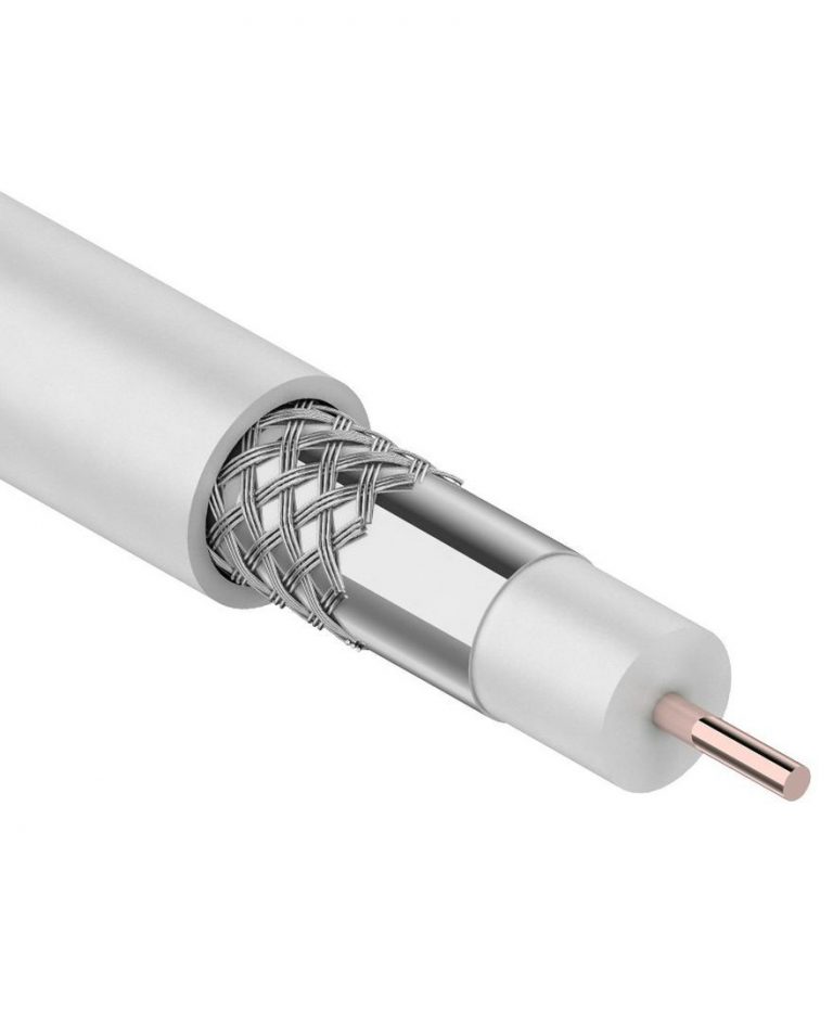 Кабель коаксиальный RG-6, CCS, 75 Ом,LE (бухта 100м)
