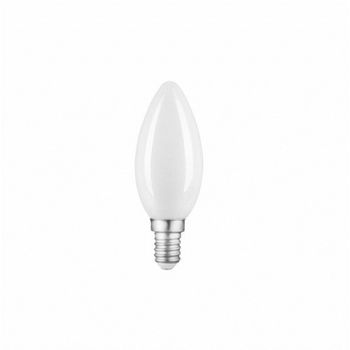 Лампа Filament Свеча 5W 450lm 4100К Е14 milky LED