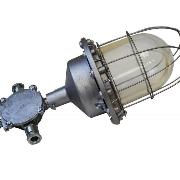 Взрывозащищенный светильник НСП 02-200-ХХХ УХЛ1 (ВЗГ-200) с решеткой