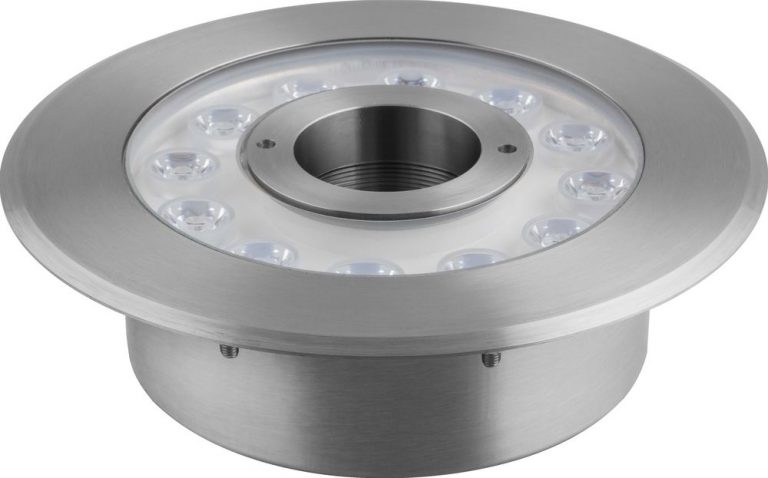 Светодиодный прожектор подводный ЛЮКС, D215xH90, IP68 12W 24V RGB