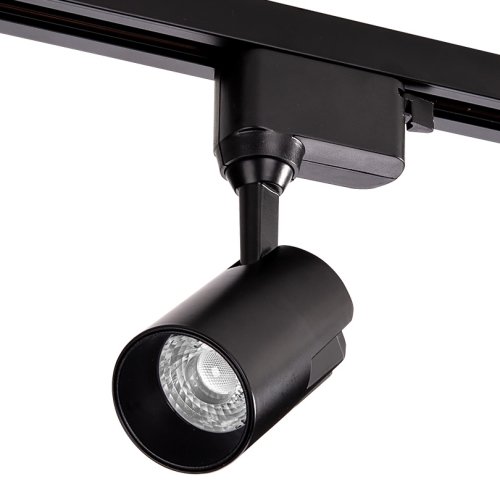 Трековый светодиодный светильник WTL-15W/01B 15Вт 4000К 1200лм IP40 черный 54х89х172